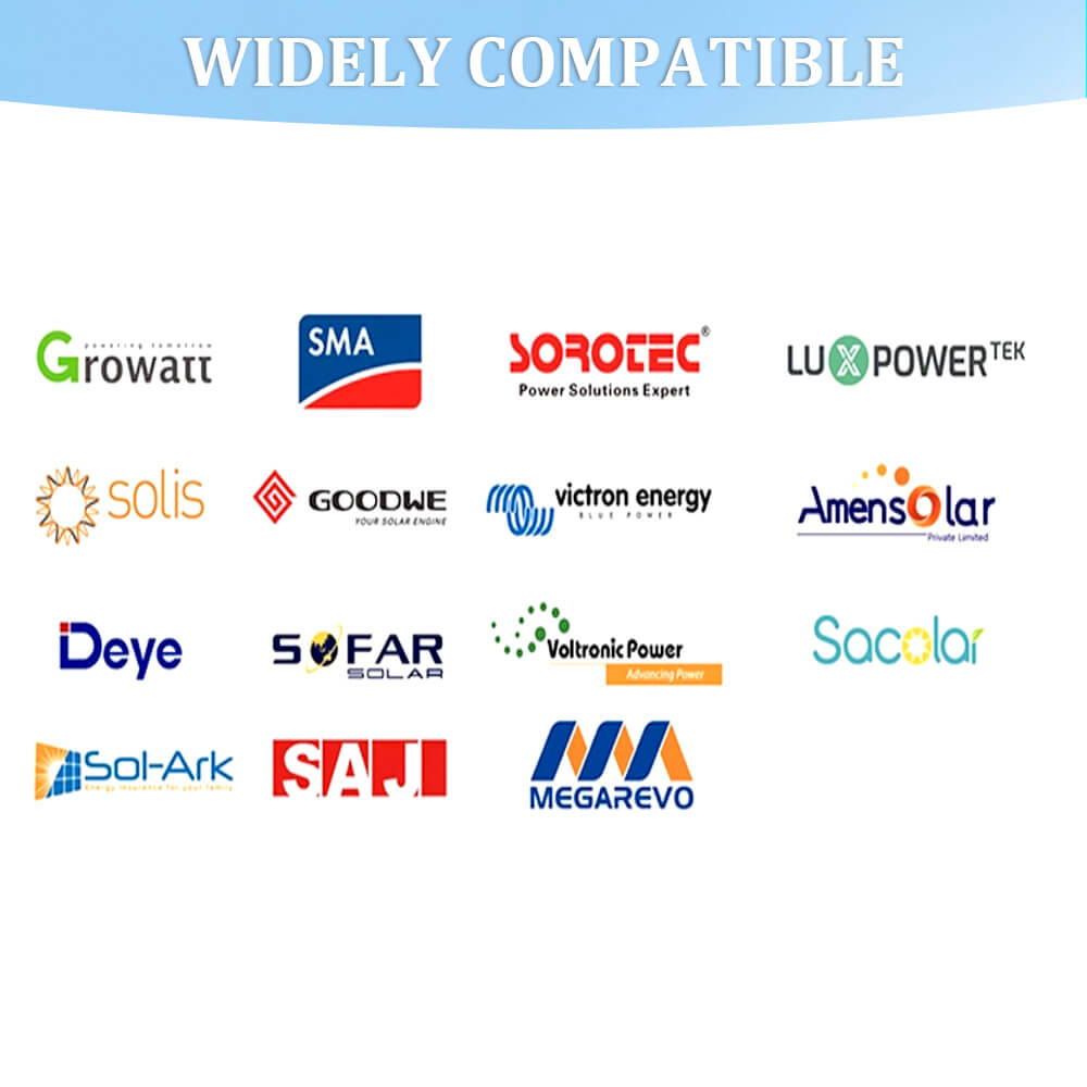 17kWh battery storage system matched with inverter