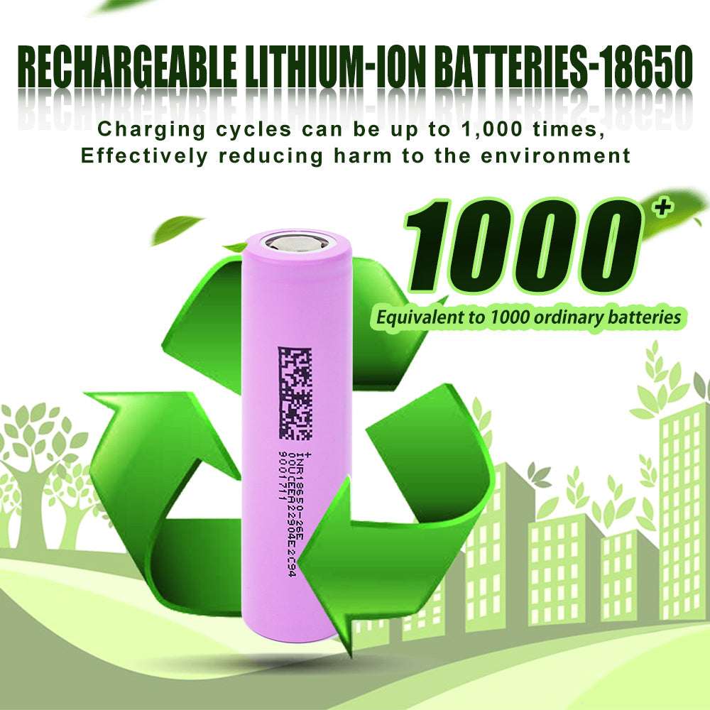 DMEGC 3.7V 2600mAh 18650 NMC Battery Cell - High Power Lithium Ion