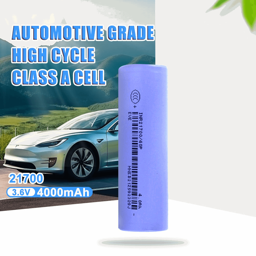 EVE 40P 21700 4000mAh Battery | High Power Lithium Cell for Tools