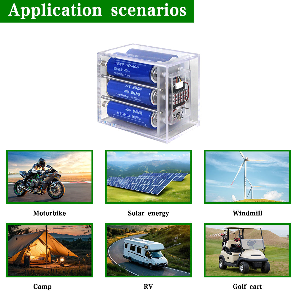 2025 New Yinlong LTO 12V 40ah Battery Pack Rechargeable Cylindrical Lithium Titanate Battery 66160 6S1P for Car Audio Solar