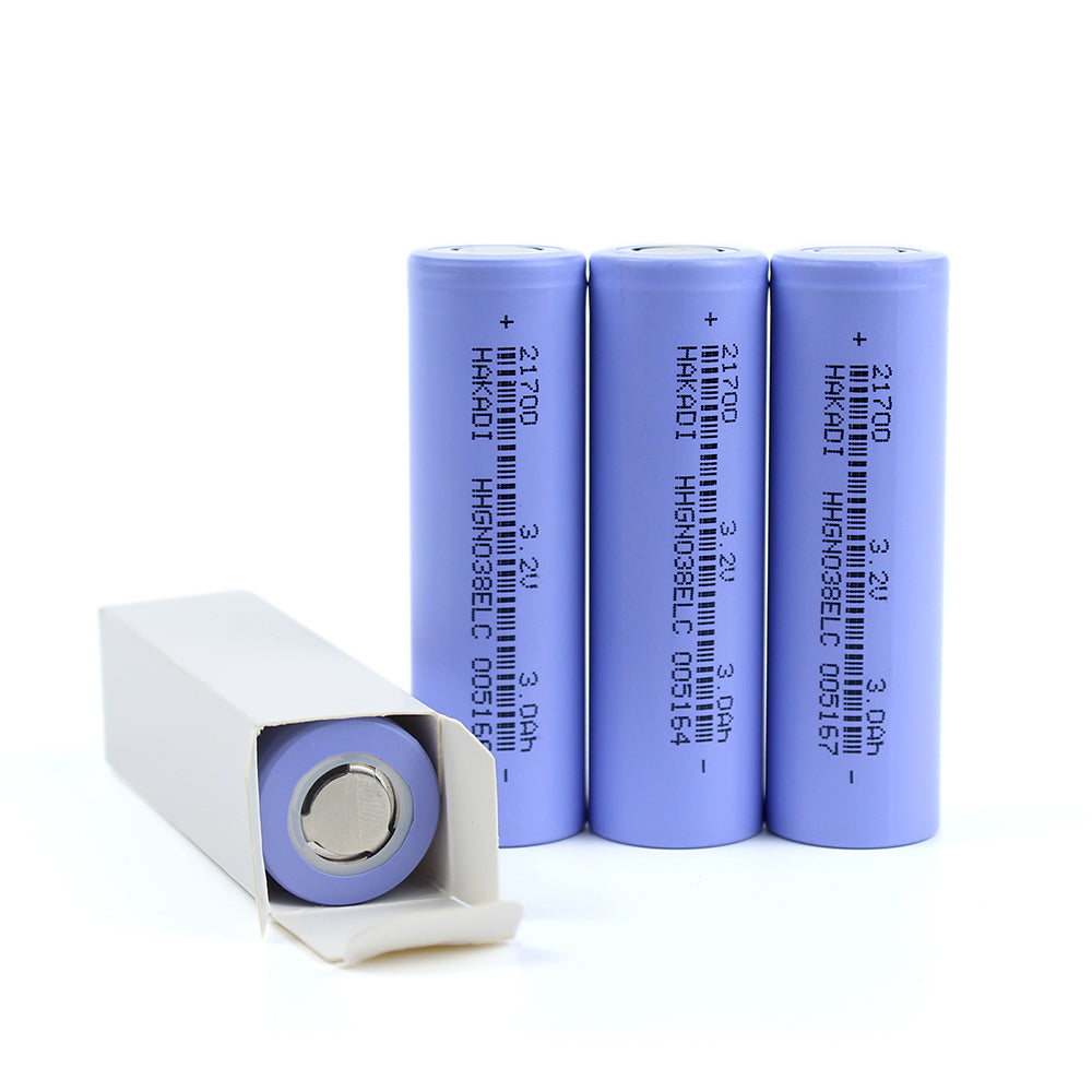 Zylindrische 21700 LFPO4-Batterie mit langer Lebensdauer, 3000 mAh, wiederaufladbar, HKD-Zellen, für Laptops, Spielzeug und mehr.