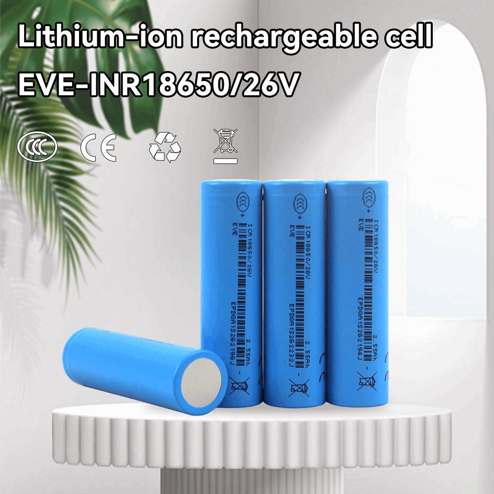 EVE 26V 18650 2550mAh Battery | High Safety Reliable Lithium Ion Power Cell
