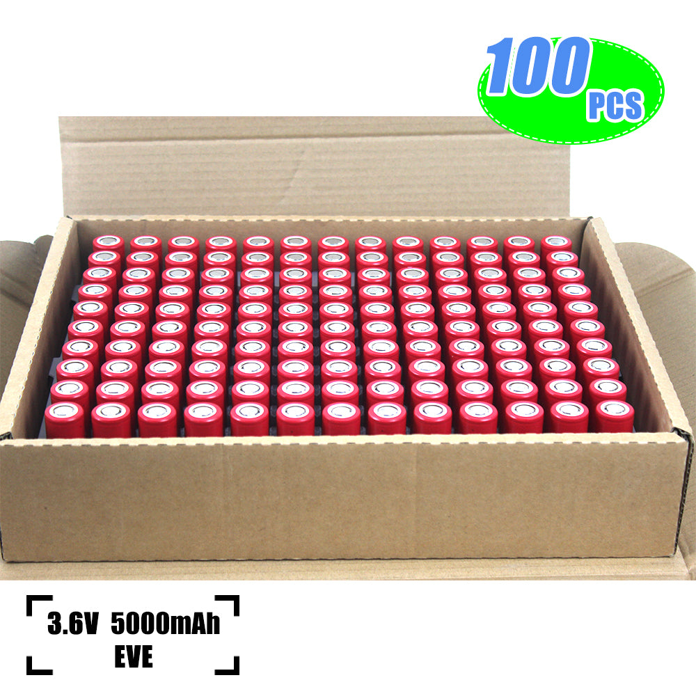 EU Stock EVE 50pl 21700 3.6v 5000mah Lithium-ion Battery MAX 180A 36C High Discharge eve 50pl Akku Cell for E-Bike Scooter