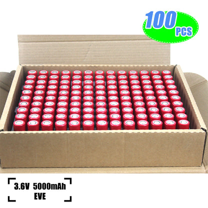 EU Stock EVE 50pl 21700 3.6v 5000mah Lithium-ion Battery MAX 180A 36C High Discharge eve 50pl Akku Cell for E-Bike Scooter