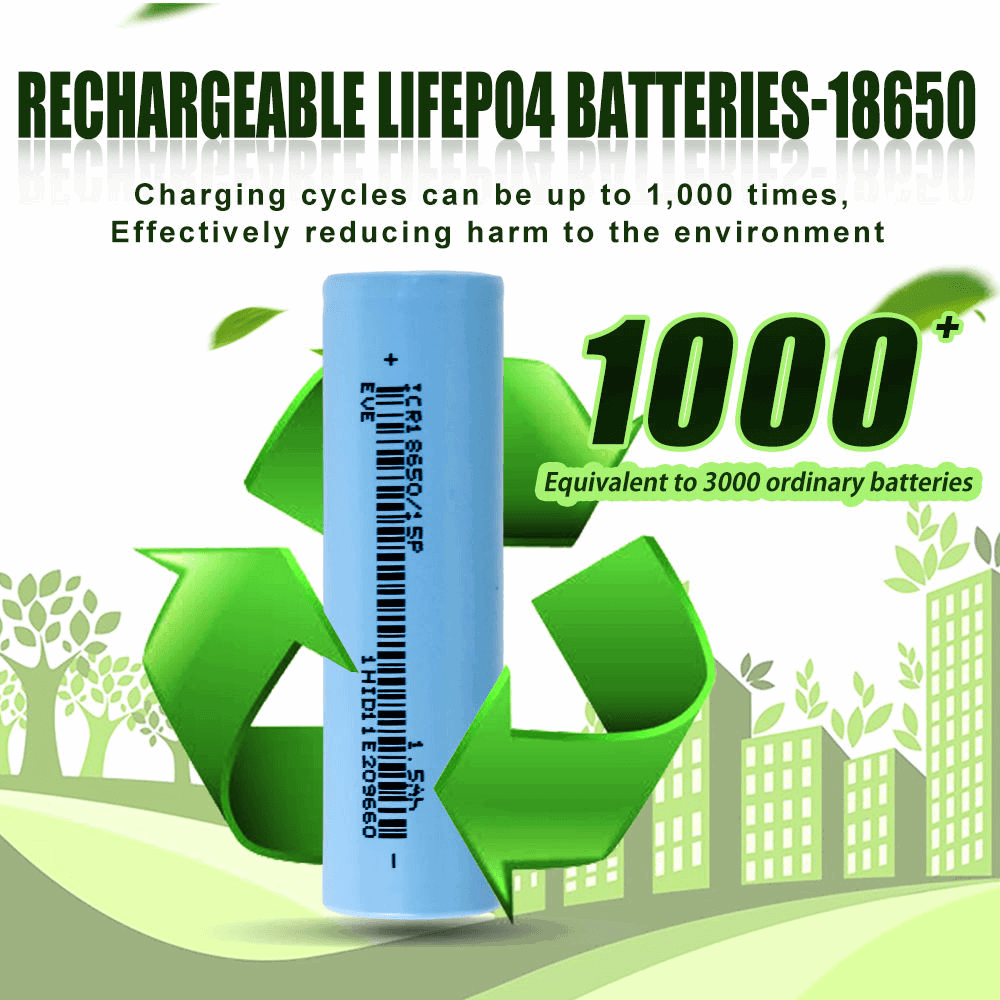 EVE 15P 18650 1500mah Battery | High Rate Discharge Lithium Cell