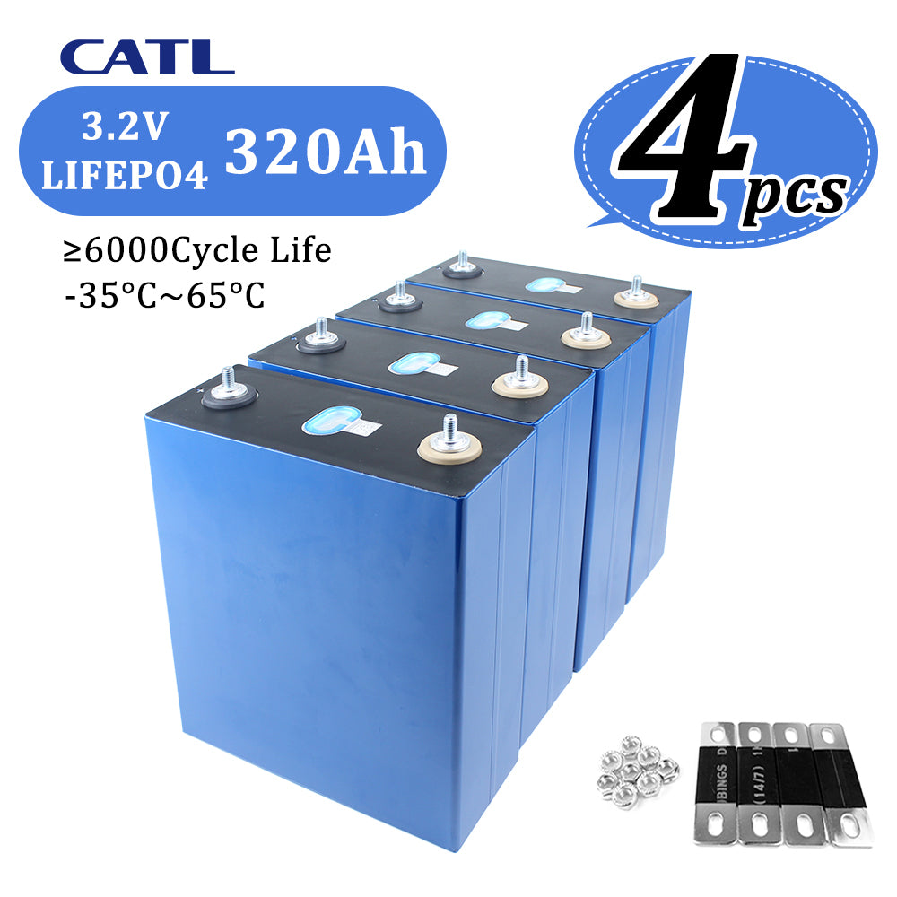 EU STOCK! CATL Lifepo4 Lithium Battery Grade A 3.2V 320ah Original Cell 6000+Cycle life power cells for home storage