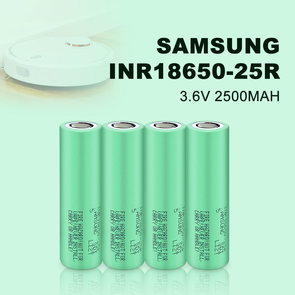 Samsung 25RM 18650 3.6V 2500mAh NMC Battery SelianEnergy For LED Flashlight Kid Toys Fish Finder