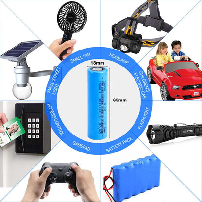 3.2V 2000mAh 18650 LiFePO4 High Capacity High Discharge Cylindrical Battery Cell