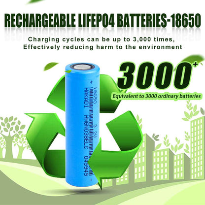 3.2V 2000mAh 18650 LiFePO4 High Capacity High Discharge Cylindrical Battery Cell