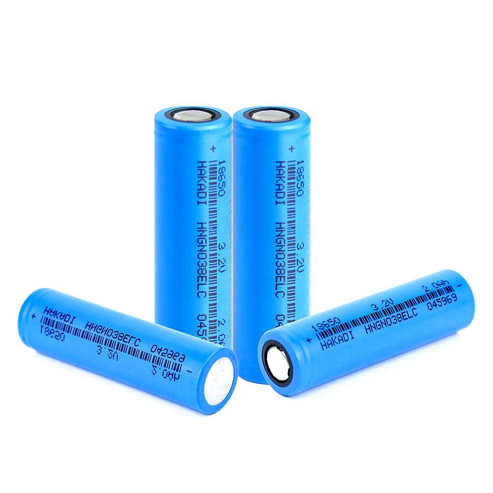 3.2V 2000mAh 18650 LiFePO4 High Capacity High Discharge Cylindrical Battery Cell