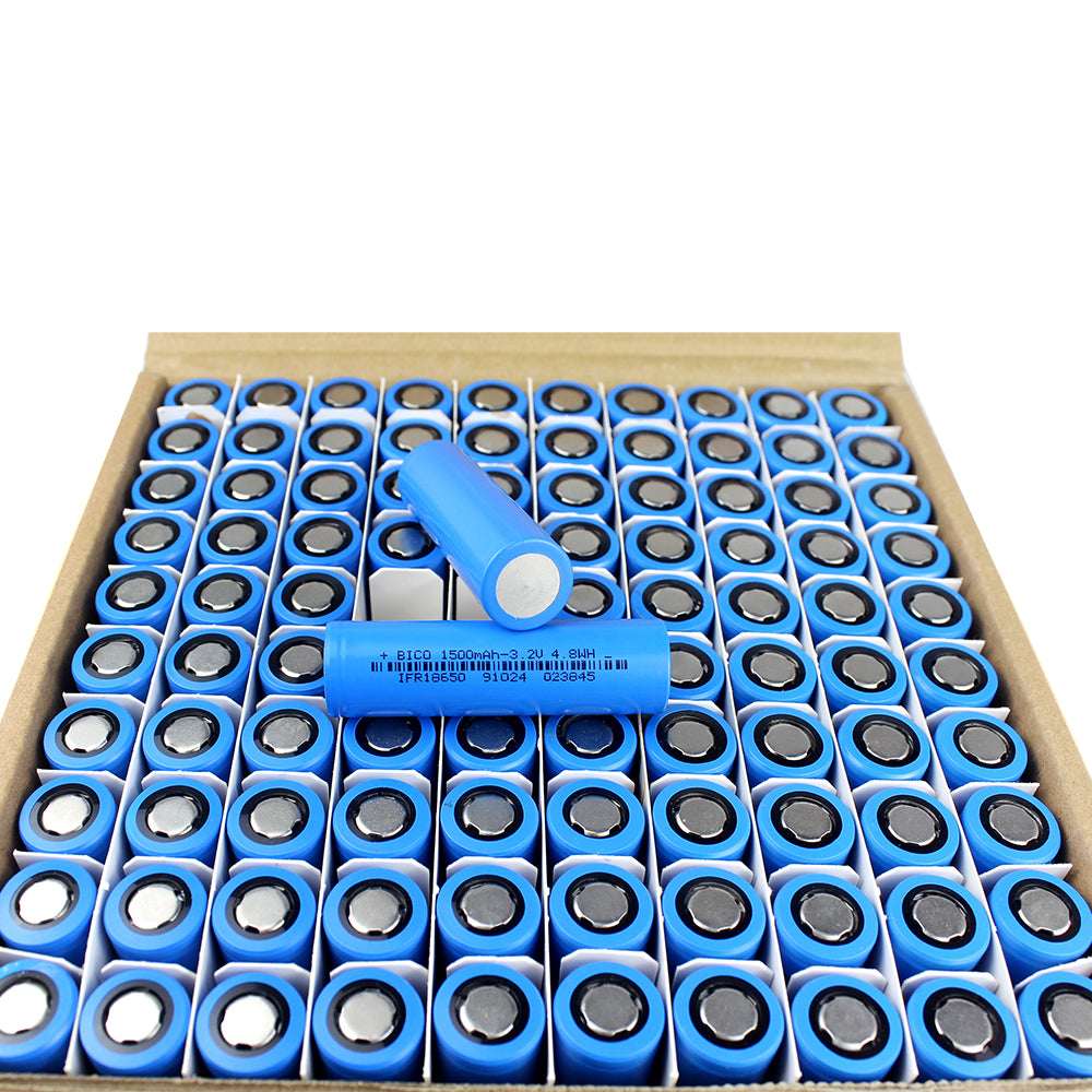 3.2V 1800mah 18650 Lifepo4 battery Rechargeable long cycle life cells