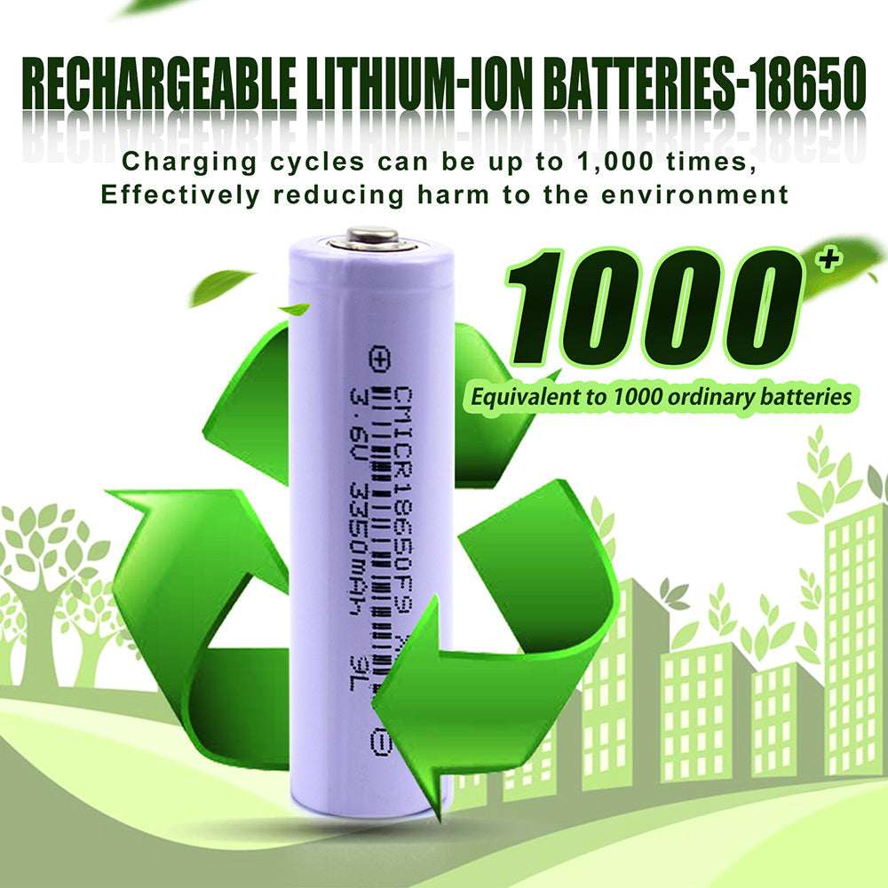 DMEGC 18650 Cylindrical Lithium Ion Battery 3350mAh Big Capacity Rechargeable Battery With Nut for Electric Bicycle