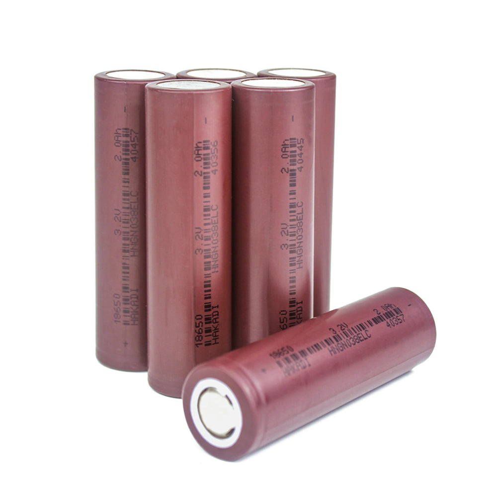 18650 3.2V Lifepo4 Battery 2000mAh Cylindrical Battery Cell Hige Discharge Rate HKD long life ifepo4 for Battery Pack