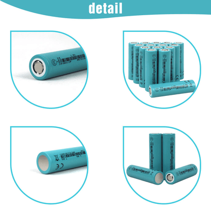 Batterie lithium-ion EVE 50pl 21700 3,6 V 5000 mAh (en stock dans l'UE), courant de décharge maximal de 180 A et taux de décharge de 36C. Compatible avec vélos et scooters électriques.