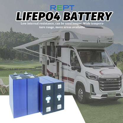 REPT 3.2v 280ah lifepo4 battery high cycle Prismatic 280ah lithium lifepo4 excellent safety cells for starting power storage