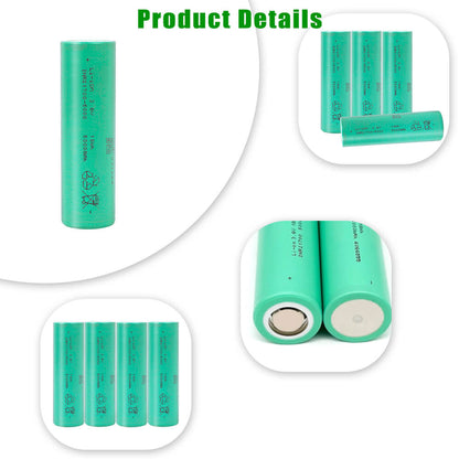 Batterie lithium-ion EVE 50pl 21700 3,6 V 5000 mAh (en stock dans l'UE), courant de décharge maximal de 180 A et taux de décharge de 36C. Compatible avec vélos et scooters électriques.