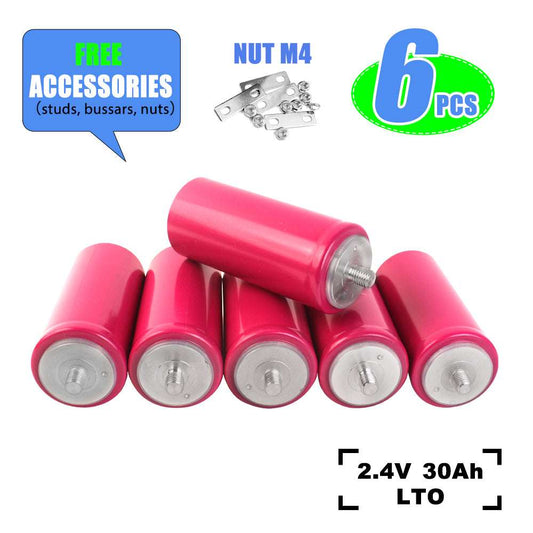 2.3V 30Ah LTO Battery Cell - High Rate Lithium Titanate 30Ah