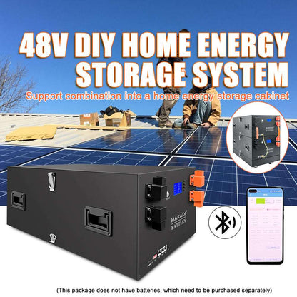 Selian 48V 16S LiFePo4 Battery pack diy BOX With Bluetooth 200A BMS
