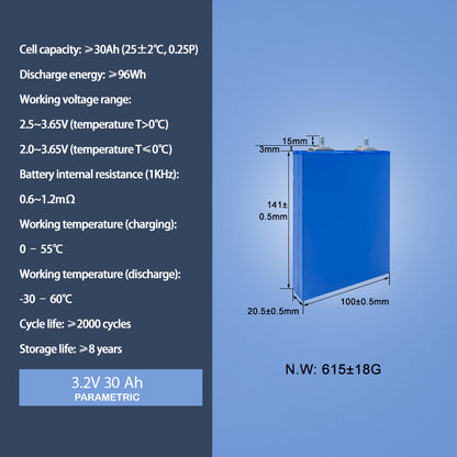 GOTION 3.2v 30ah lifepo4 battery deep cycle Prismatic 3.2v 202ah lithium lifepo4 battery cells for solar system,starting power