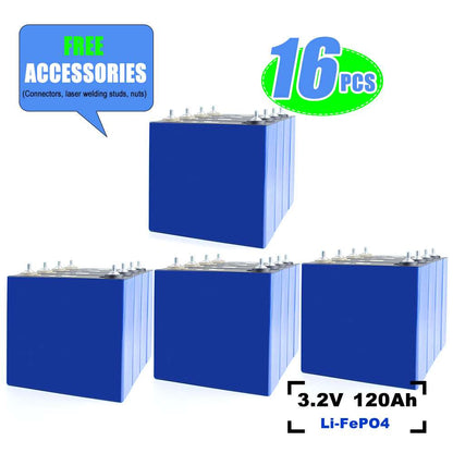 HIGEE 280Ah 3.2V 6000+ Cycles LFP Battery Cell Prismatic