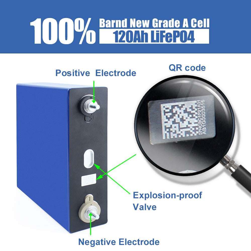 HIGEE 280Ah 3.2V 6000+ Cycles LFP Battery Cell Prismatic