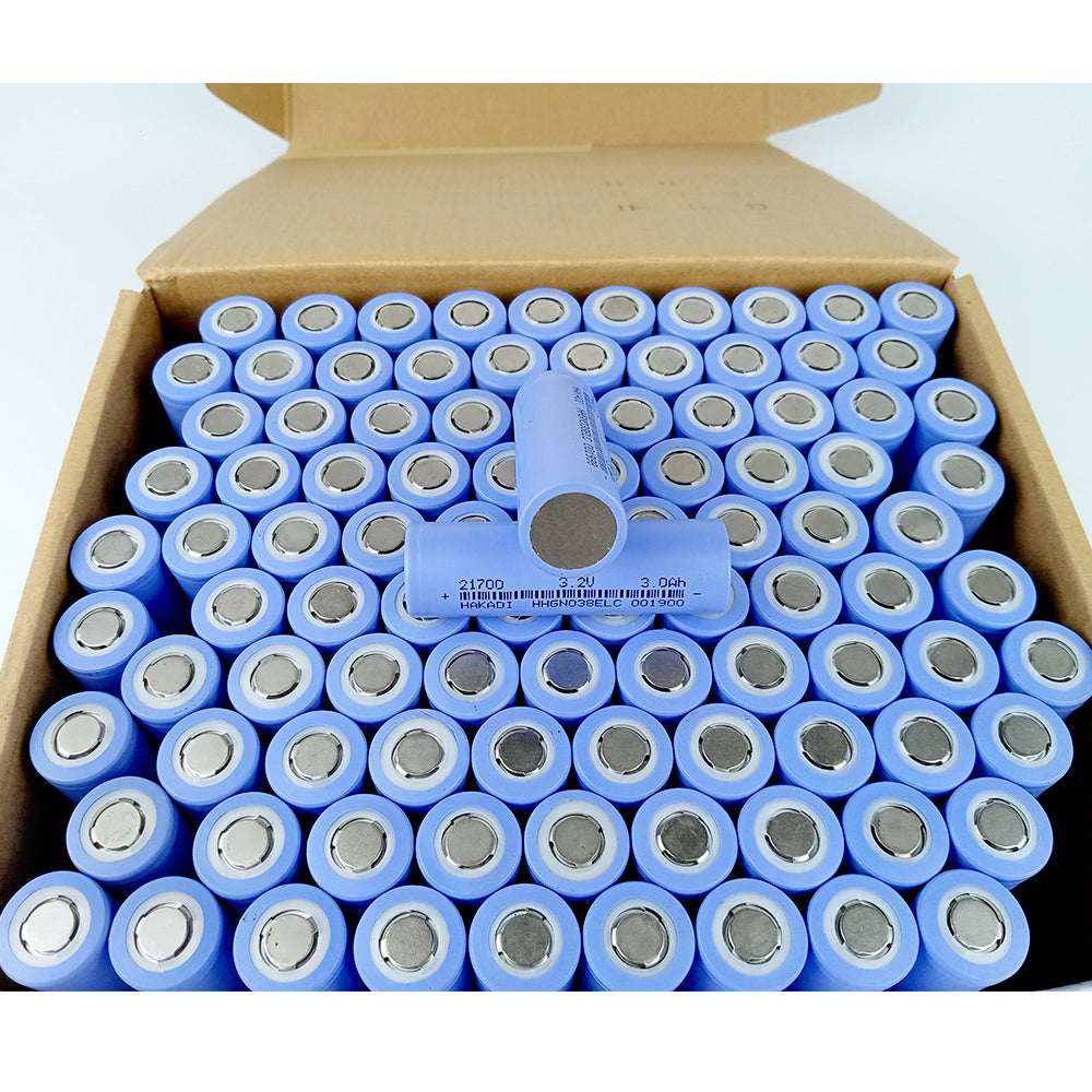 3.2V 3000mAh 21700 LiFePO4 Cell - High Energy Density Cylindrical Battery