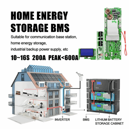 JBD Smart Bluetooth BMS 4S-8S 100A150A 200A current For DIY lithium ion LiFePo4 Battery pack