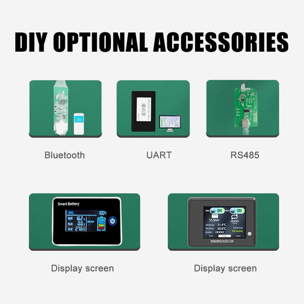 JBD Smart Bluetooth BMS 4S-8S 100A150A 200A current For DIY lithium ion LiFePo4 Battery pack