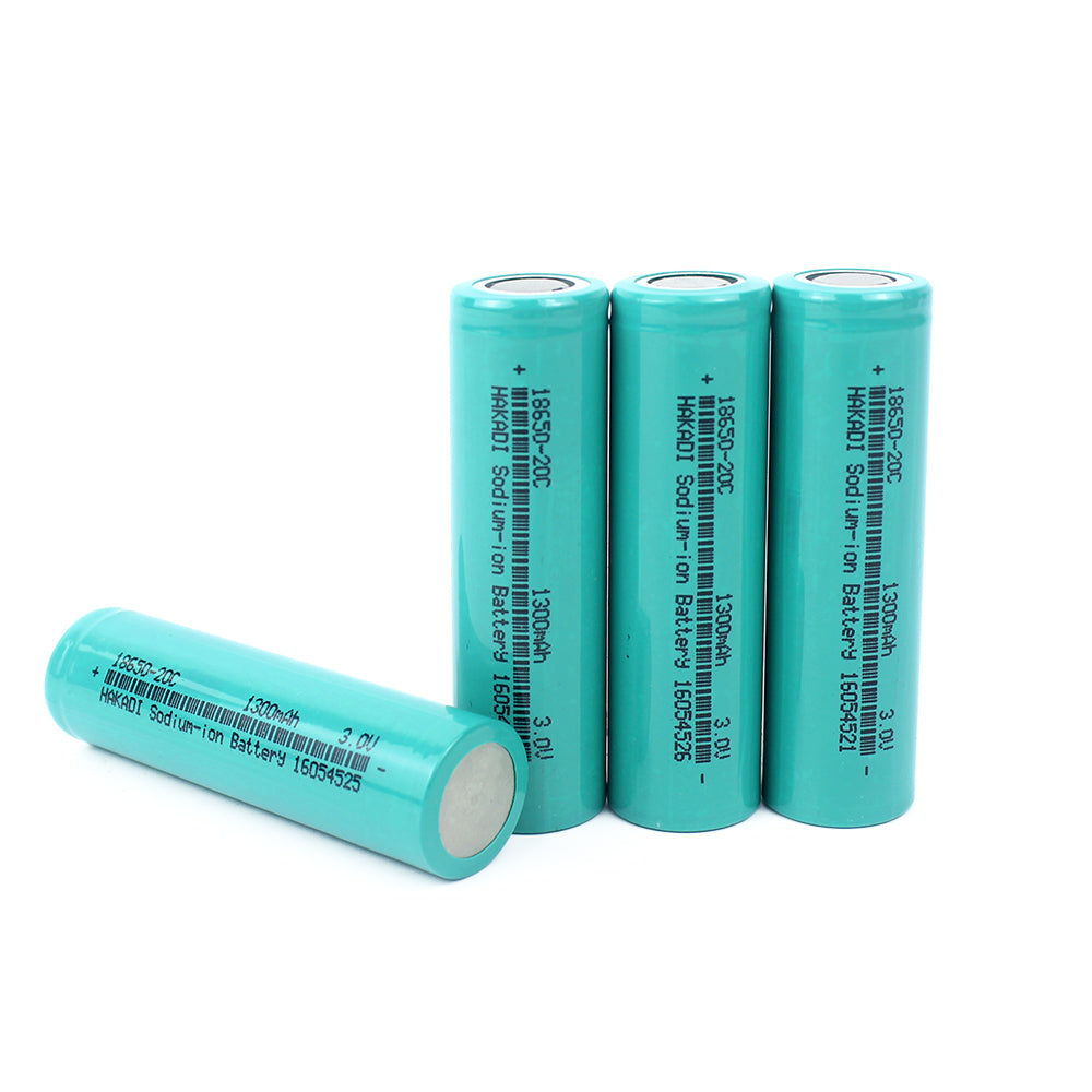 Free shipping! 18650 Sodium Ion battery 3V 1300mah 20c high rechargerable for diy pack