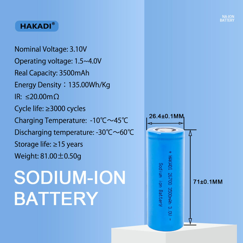 Kostenloser Versand! 18650 Natrium-Ionen-Akku, 3 V, 1500 mAh, wiederaufladbar, für DIY-Akkupacks 