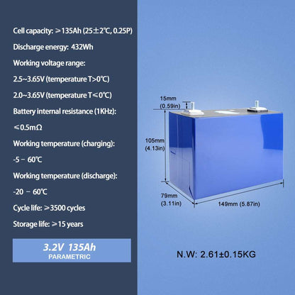 Cornex 3.2V 314Ah Lifepo4 battery