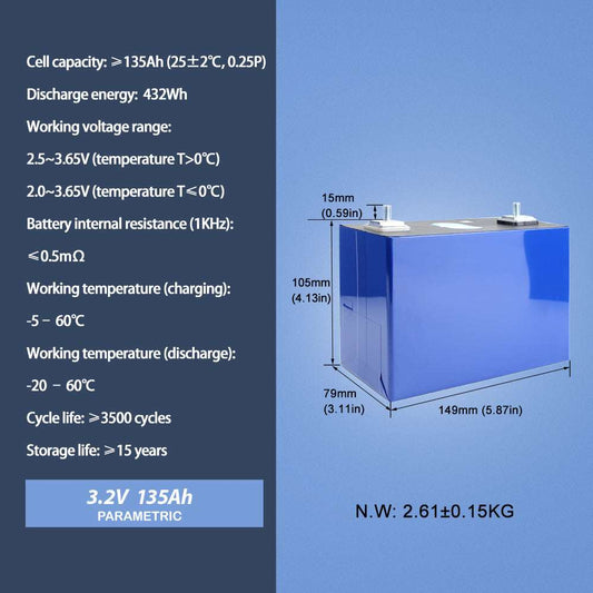Cornex 3.2V 314Ah Lifepo4 battery