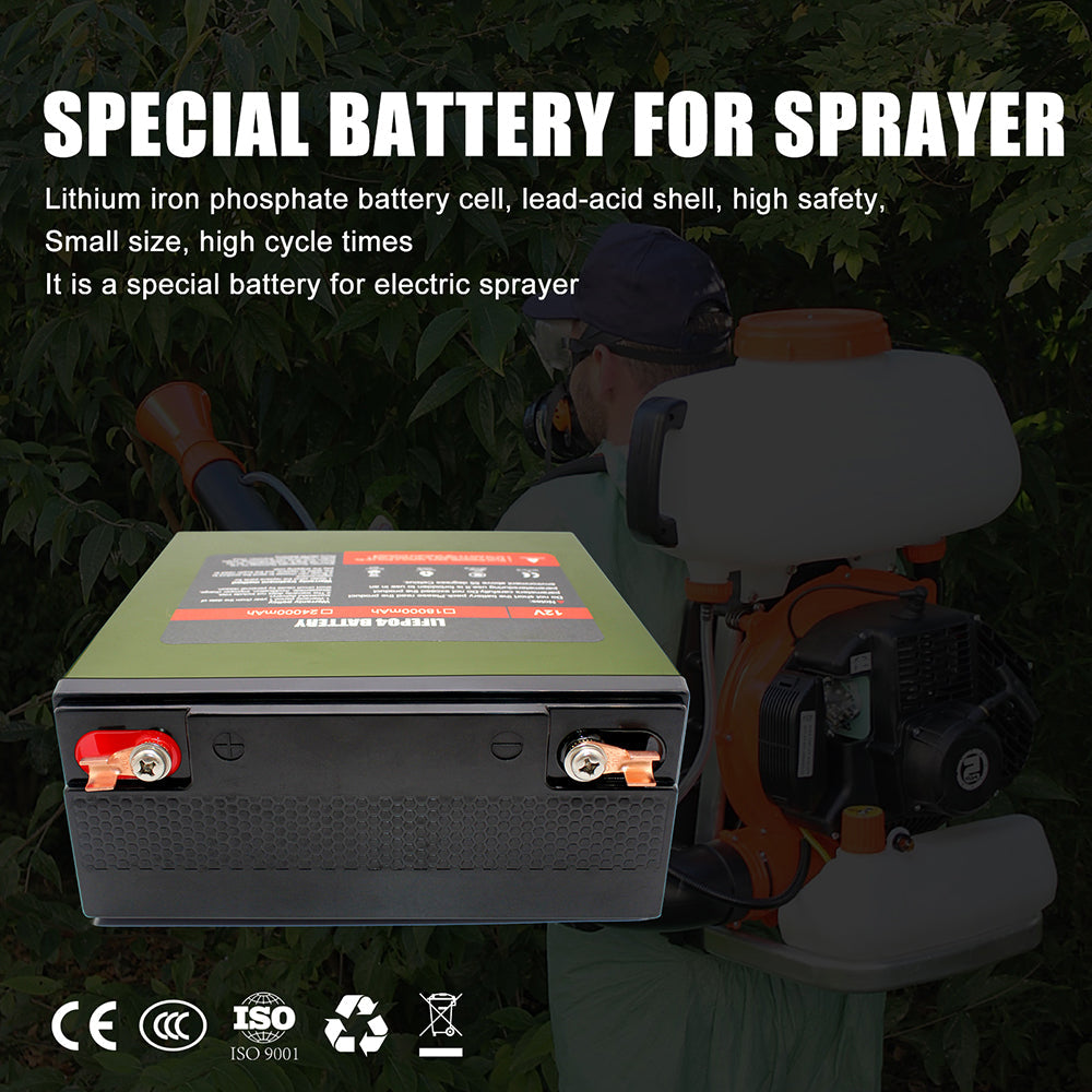 Selianlifepo4 12V 24Ah Rechargeable Battery PACK With 14.6V 4A Charger For Boat Solar Home Appliance