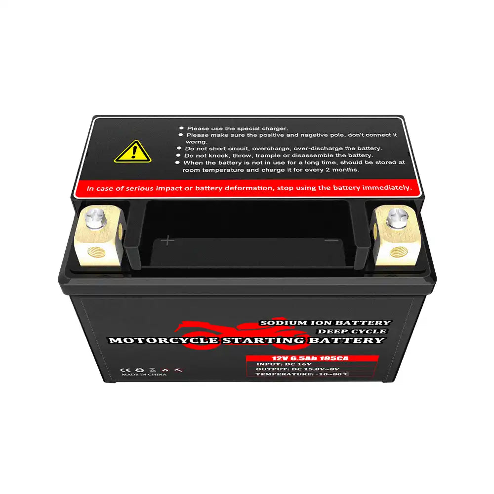 Selian 12V 6.5A Sodium-ion Battery Pack For Motorcycle Starter Long Cycle