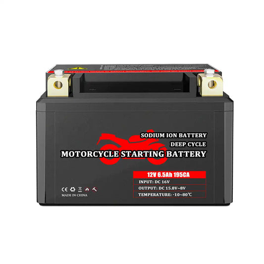 Selian 12V 6.5A Sodium-ion Battery Pack For Motorcycle Starter Long Cycle