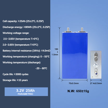 TUOBANG 3.2V 25Ah Lifepo4 Battery Original Brand New high rate 3000 cycles e-scooter