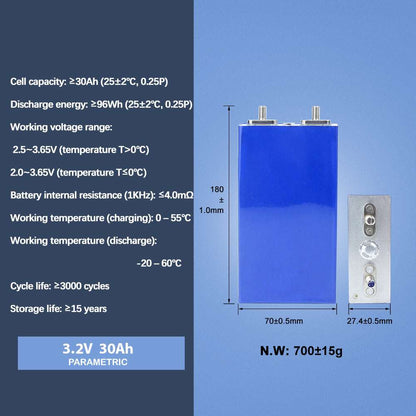 TUOBANG 3.2V 30Ah Lifepo4 Battery Original Brand New 2024 TB 30A diy solar power