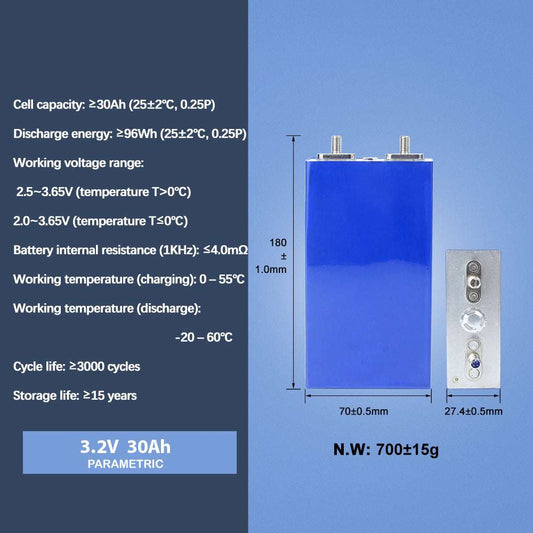 TUOBANG 3.2V 30Ah Lifepo4 Battery Original Brand New 2024 TB 30A diy solar power