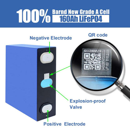 EVE lifepo4 cells 3.2V 160Ah lifepo4 battery Grade A Cells for home energy storage