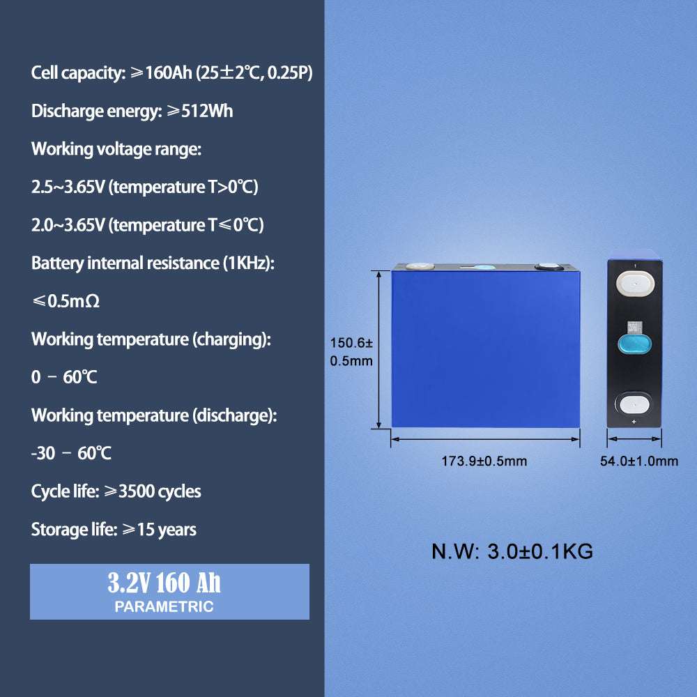 EVE lifepo4 cells 3.2V 160Ah lifepo4 battery Grade A Cells for home energy storage