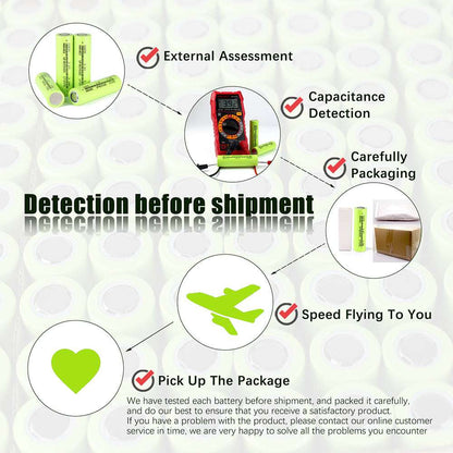 Selian 18650 3.7V 2500mAh Rechargeable Lithium-ion Batteries 1C-3C Discharge For Energy Storage Solar Battery Flashlight MIni Fan