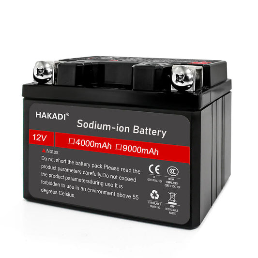 Selian energy 12V 4Ah Sodium-ion Battery Pack For Motorcycle Starter Long Cycle