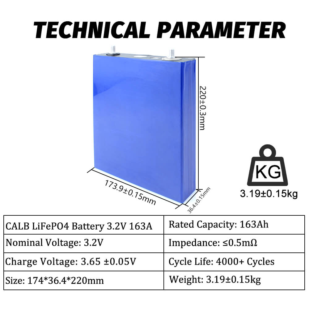 CALB 3.2V 163ah lifepo4 battery
