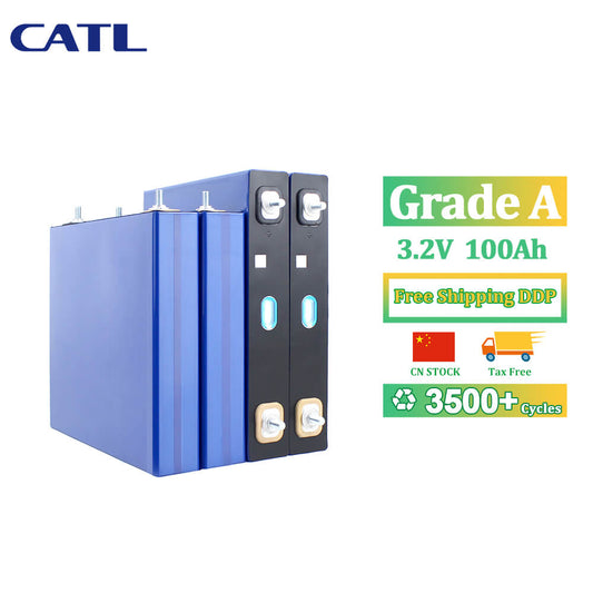 CATL 100Ah LiFePO4 Battery Grade A Prismatic Cell