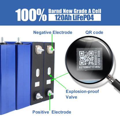 Original CATL 120Ah LiFePO4 Battery QR Code
