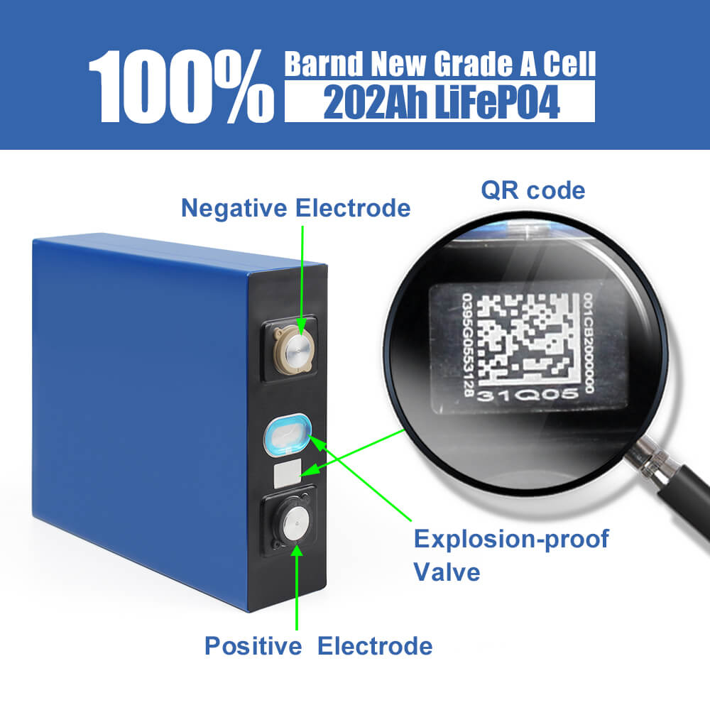 Original CATL 202Ah LiFePO4 Battery QR Code