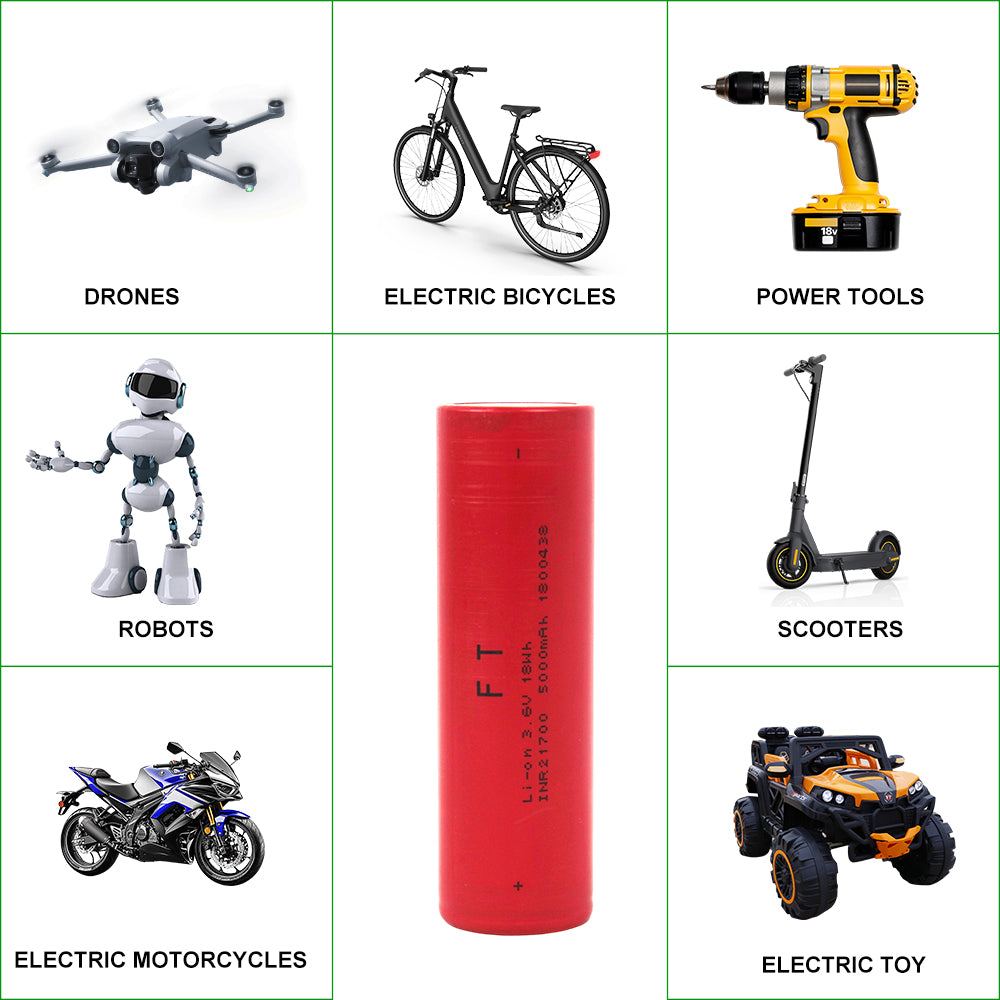 EU Stock EVE 50pl 21700 3.6v 5000mah Lithium-ion Battery MAX 180A 36C High Discharge eve 50pl Akku Cell for E-Bike Scooter