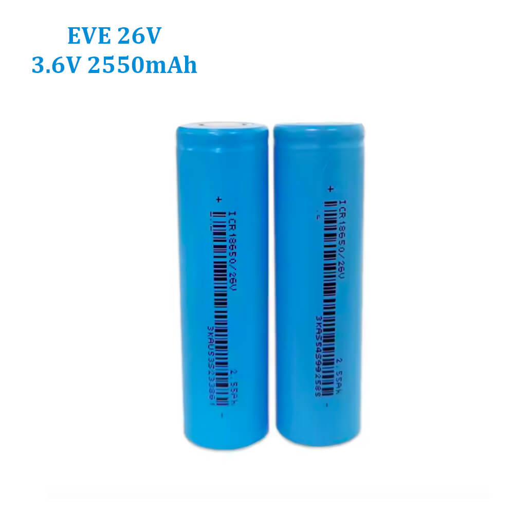 Batterie lithium-ion EVE 50pl 21700 3,6 V 5000 mAh (en stock dans l'UE), courant de décharge maximal de 180 A et taux de décharge de 36C. Compatible avec vélos et scooters électriques.