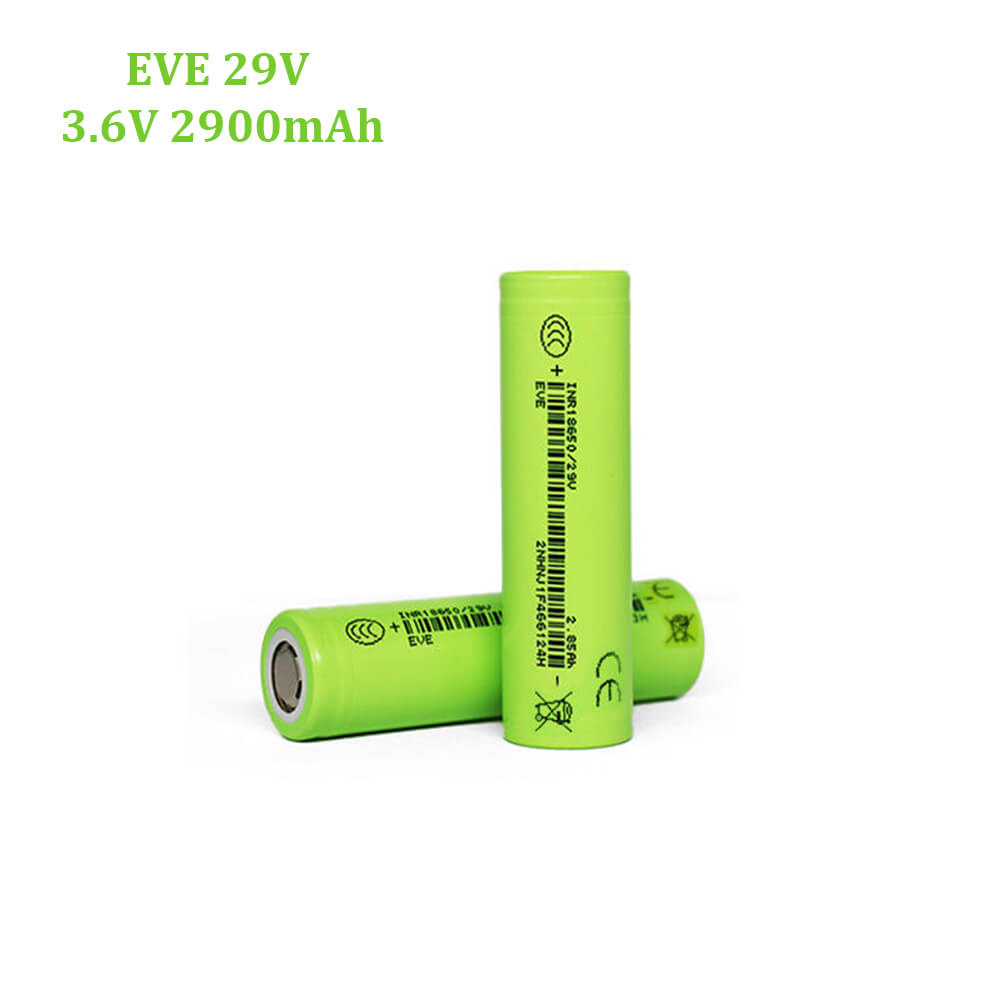 Batterie lithium-ion EVE 50pl 21700 3,6 V 5000 mAh (en stock dans l'UE), courant de décharge maximal de 180 A et taux de décharge de 36C. Compatible avec vélos et scooters électriques.