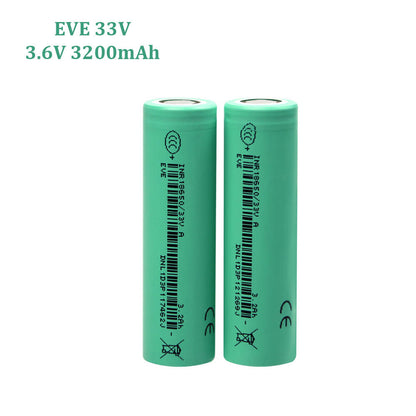 EU-Lagerbestand EVE 50pl 21700 3,6 V 5000 mAh Lithium-Ionen-Akku, max. 180 A, 36 C, hohe Entladerate, EVE 50pl Akkuzelle für E-Bike und Roller